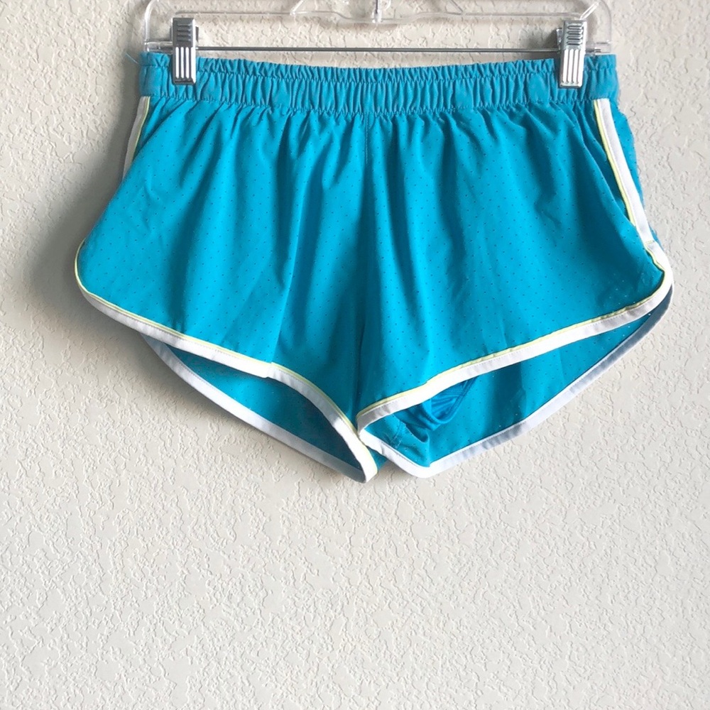 Rabbit Womens Repeats Running Shorts Retro Style Blue Medium